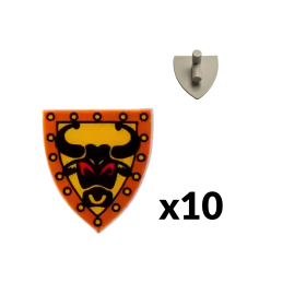 Orange Minotaur Shield