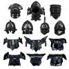 Ancient Spartan & Greek Armor & Helmets Accessories Pack for Minifigures