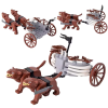 Barbarian Bone Chariot Pulled by War Wolves