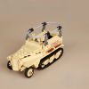 German Afrika Korps Sd.Kfz. 250/3 "Greif" Radio Half-Track – WW2 Building Blocks Set
