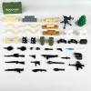 Modern Military Weapons & Accessories Pack for Minifigures – Barbed Wire, Crate, Sandbags, and Combat Gear