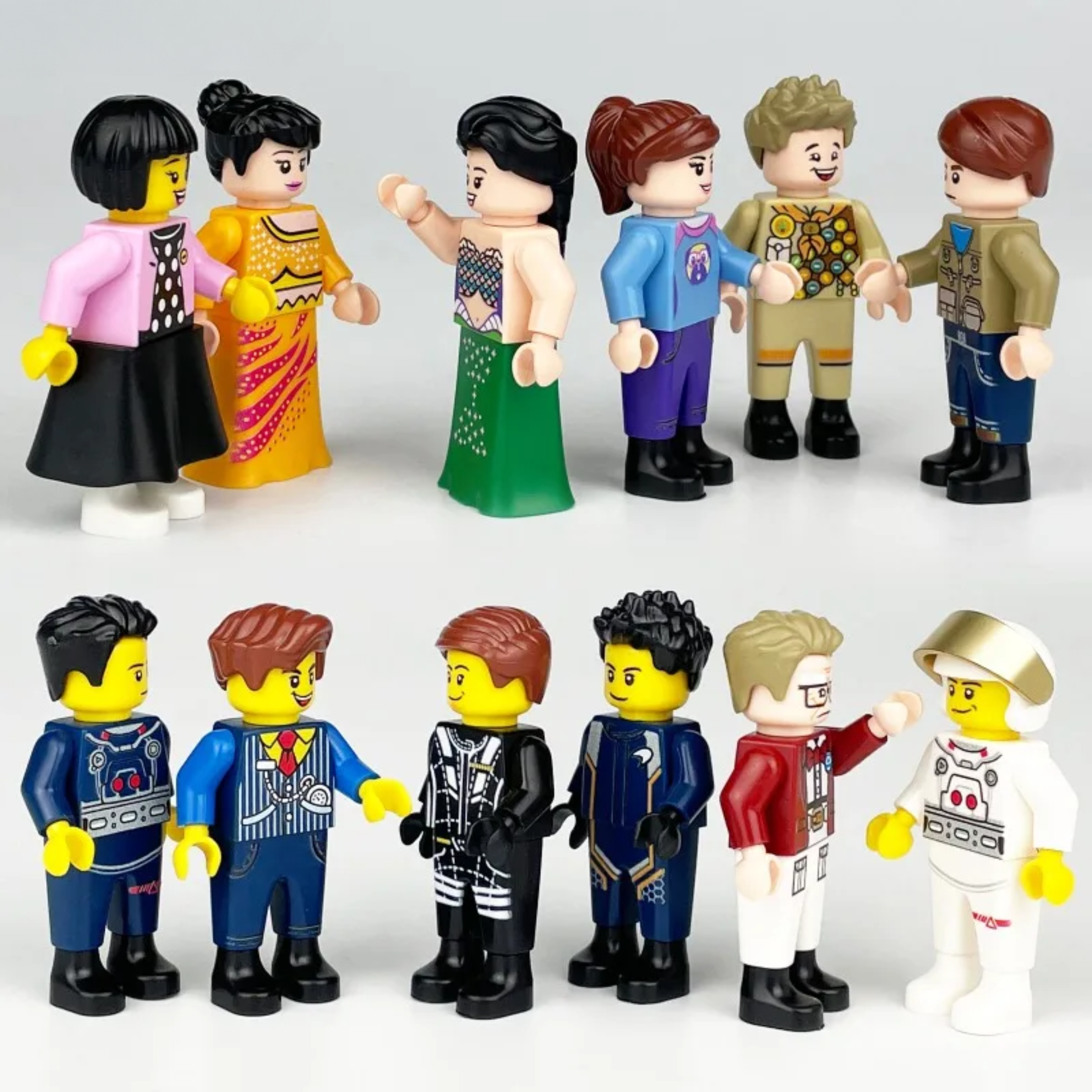 Town Citizens and Workers Minifigure Set of 12pcs