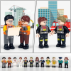 Town Citizens and Workers Minifigure Set of 12pcs